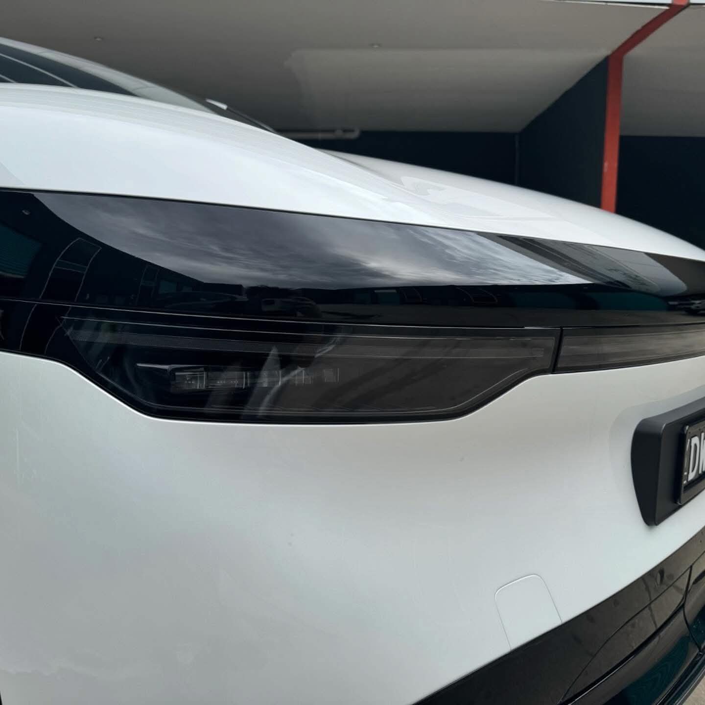 Chrome delete — headlight surround detail